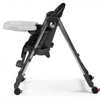 Scaun de masa 2 in 1 Peg Perego, Prima Pappa Zero Follow Me, Hi Tech Licorice, de la nastere
