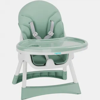 Scaun de masa 2 in 1, pliabil, verde, U-Grow