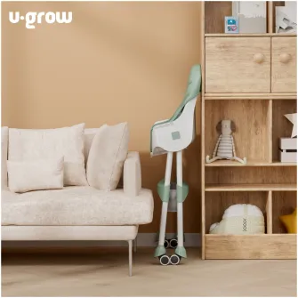 Scaun de masa 2 in 1, pliabil, verde, U-Grow