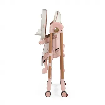 Scaun de masa 2in1 Peg Perego Prima Pappa Zero Follow Me, 0-15 Kg, Mon Amou, Bej / Roz