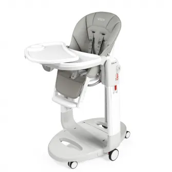 Scaun de masa 3in1 Peg Perego Tatamia Follow Me, 0-15 Kg, Ice