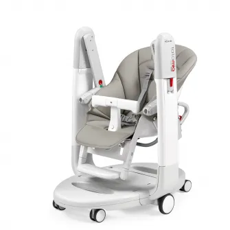 Scaun de masa 3in1 Peg Perego Tatamia Follow Me, 0-15 Kg, Ice