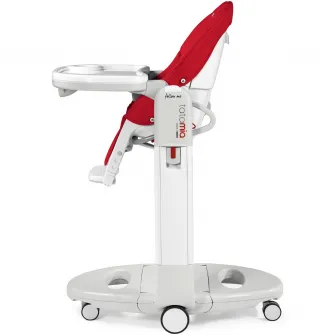 Scaun de masa 3in1 pentru bebelusi Peg Perego Tatamia Follow Me, 0-15 Kg, Fragola, Visiniu