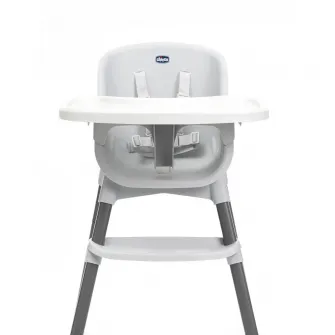 Scaun de masa evolutiv 3 in 1 Chicco Polly Zest, moon grey, 6 luni+