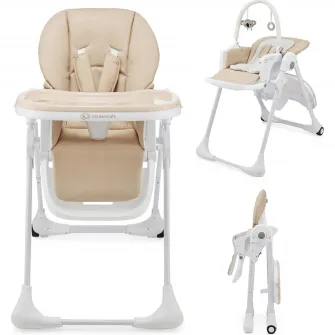 Scaun de masa, Kinderkraft Tummie, beige