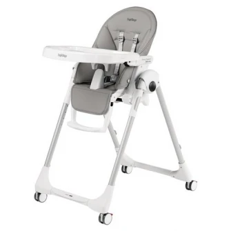 Scaun de masa Peg Perego Prima Pappa Zero Follow Me, Gri