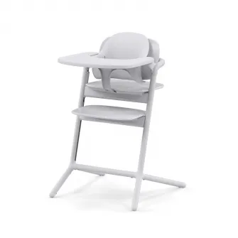 Scaun de masa pentru bebelusi Cybex Lemo 3in1 set All White, alb