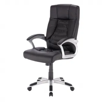 Scaun directorial ergonomic Kring Bokai, PU, Negru