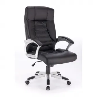 Scaun directorial ergonomic Kring Bokai, PU, Negru
