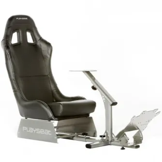 Scaun gaming - Cockpit Playseat Evolution, Piele, Negru