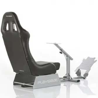Scaun gaming - Cockpit Playseat Evolution, Piele, Negru