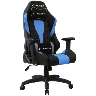 Scaun gaming Inaza Alvis, negru/albastru