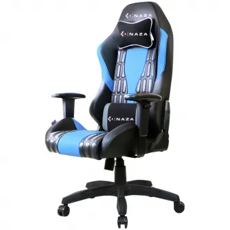 Scaun gaming Inaza Alvis, negru/albastru