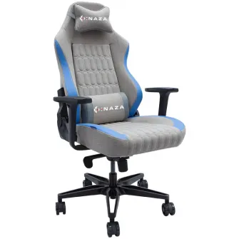 Scaun gaming Inaza Gunner, gri/albastru