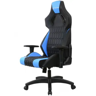 Scaun gaming Inaza Sigge, negru/albastru