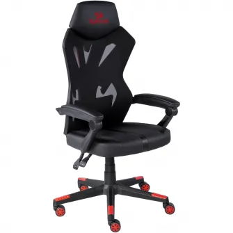 Scaun gaming Redragon Spider King, negru/rosu