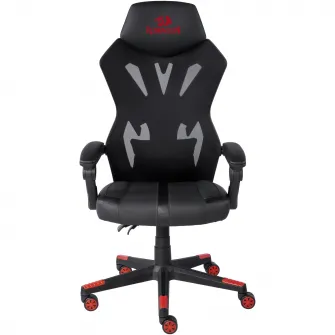 Scaun gaming Redragon Spider King, negru/rosu