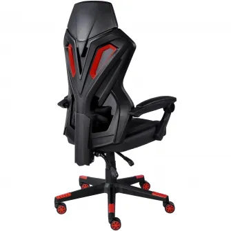 Scaun gaming Redragon Spider King, negru/rosu
