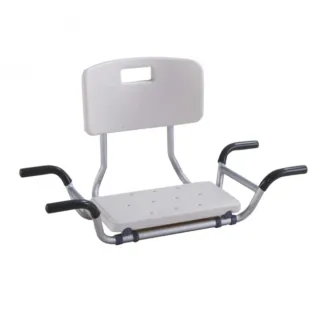 Scaun pentru cada cu spatar, din aluminiu, latime reglabila, CMX-794LBS