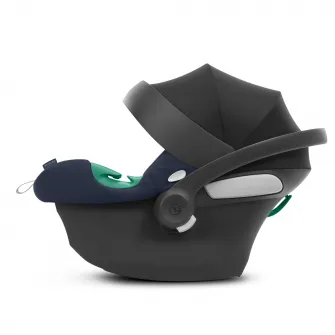 Scoica auto Cybex Silver ATON B2 I-SIZE Bay Blue, include baza ISOFIX Base One