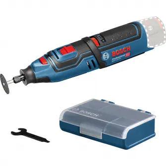 Scula rotativa multifunctionala cua cumulator Bosch Professional GRO 12V-35, 12 V, 35.000 RPM, accesorii incluse