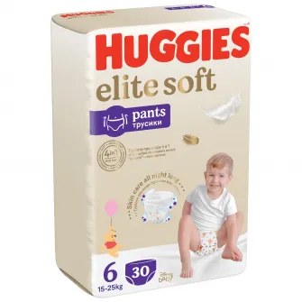 Scutece Chilotel Huggies Elite Soft Pants (nr 6) Mega, 15-25 kg, 30 buc