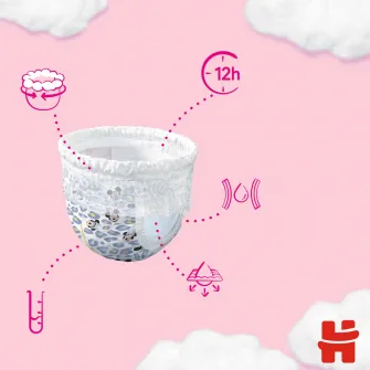 Scutece-chilotel Huggies Virtual Pack 4, Girl, 9-14 kg, 72 buc