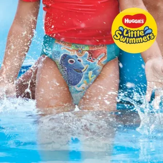 Scutece-chilotel pentru apa Huggies Little Swimmers 2-3, 3-8 kg, 12 buc