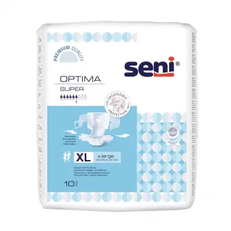 Scutece pentru adulti Seni Optima Extra Large cu sistem reglabil, 10 buc