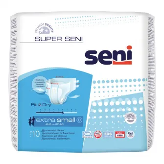 Scutece pentru adulti Seni Super, XS, 10 buc