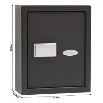 Seif chei Rottner Fifty BT Key cu incuietoare bluetooth,110x245x300mm, antracit