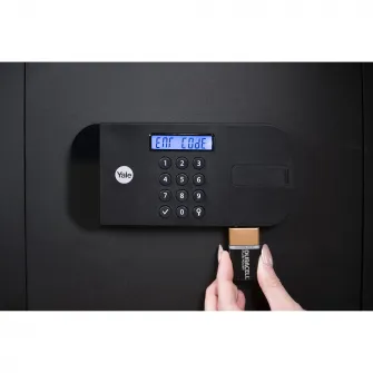 Seif electronic cu cifru pentru laptop YaleYLEB/200/EB1, 200X480X250mm, otel