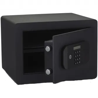 Seif electronic cu cifru Yale YSEM/250, 250x350x300 mm, metal, Negru