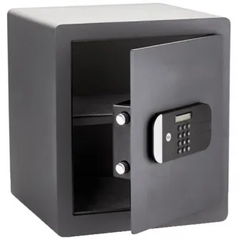 Seif electronic cu cifru Yale YSEM/400, 400x350x340 mm, metal, Negru