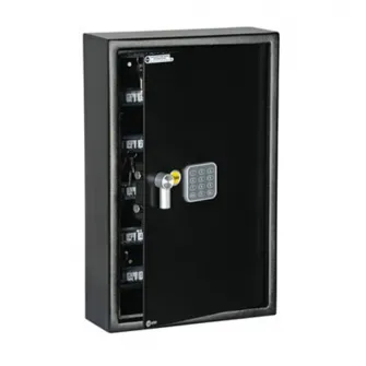 Seif electronic pentru 100 chei Yale YKB/550/DB1, inchidere cu cheie/cod digital