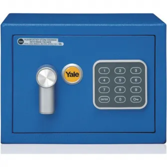 Seif yale standard rezidential mini ysv/170/db2 se livreaza cu 2 chei se blocheaza la introducerea consecutiva a 3 coduri