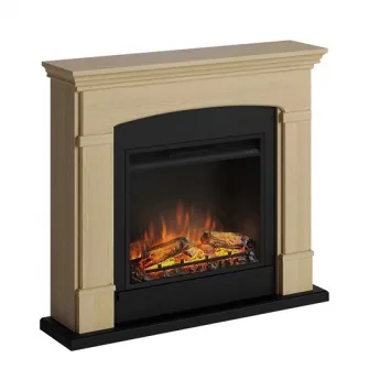 Semineu TAGU Helmi Natural Oak cu Focar Electric PowerFlame, 23 inch, FM463-OA1 + 23PF1A