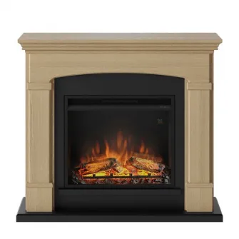 Semineu TAGU Helmi Natural Oak cu Focar Electric PowerFlame, 23 inch, FM463-OA1 + 23PF1A