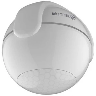 Senzor de miscare Tellur WiFi Smart, PIR, Alb