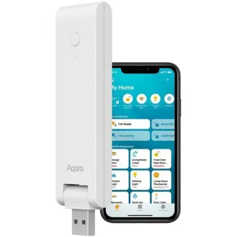 Senzor multifunctional Smart Gateway Wireless AQARA Hub E1 compatibil cu Apple HomeKit si Google Assistant