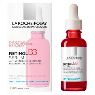 Ser concentrat antirid La Roche Posay Retinol B3 pentru riduri pronuntate si ten neuniform, 30ml