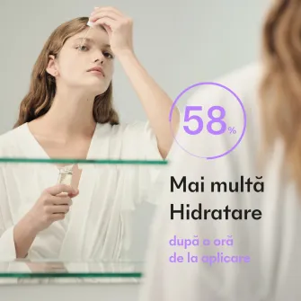 Ser hidratant cu acid hialuronic Aquafil Hydra, Ivatherm, pentru piele uscata si deshidratata, 30 ml
