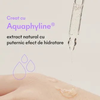 Ser hidratant cu acid hialuronic Aquafil Hydra, Ivatherm, pentru piele uscata si deshidratata, 30 ml