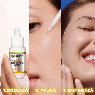 Serum cu Vitamina C Garnier Skin Naturals cu efect de stralucire, 30 ml