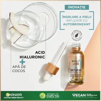 Serum de fata cu efect autobronzant Garnier Ambre Solaire, 30 ml