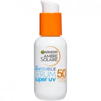 Serum de fata invizibil Super UV Garnier Ambre Solaire SPF 50+, 30 ml