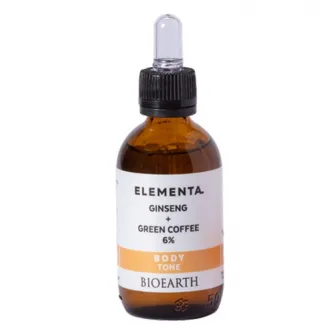 Serum ginseng+green coffee 6% ELEMENTA, body tone, 50 ml