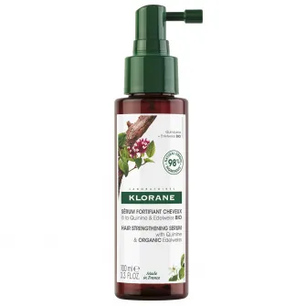 Serum Klorane cu extract de chinina si floare de colt bio, 100 ml