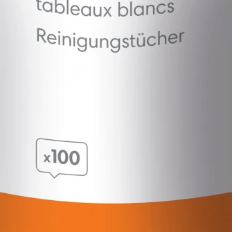 Servetele umede NOBO Clene, pentru curatare table si flipcharturi, uz zilnic, 100 buc/set