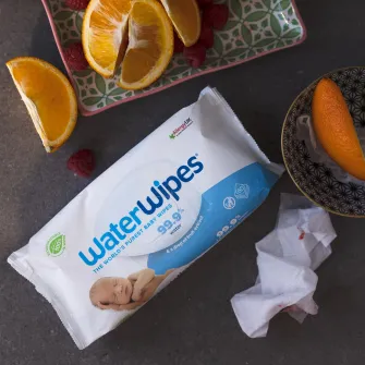 Servetele umede Water Wipes, 9 pachete x 60 buc, 540 buc